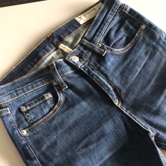 Rag and Bone High Rise Skinny Classic Blue Denim - Picture 3 of 3